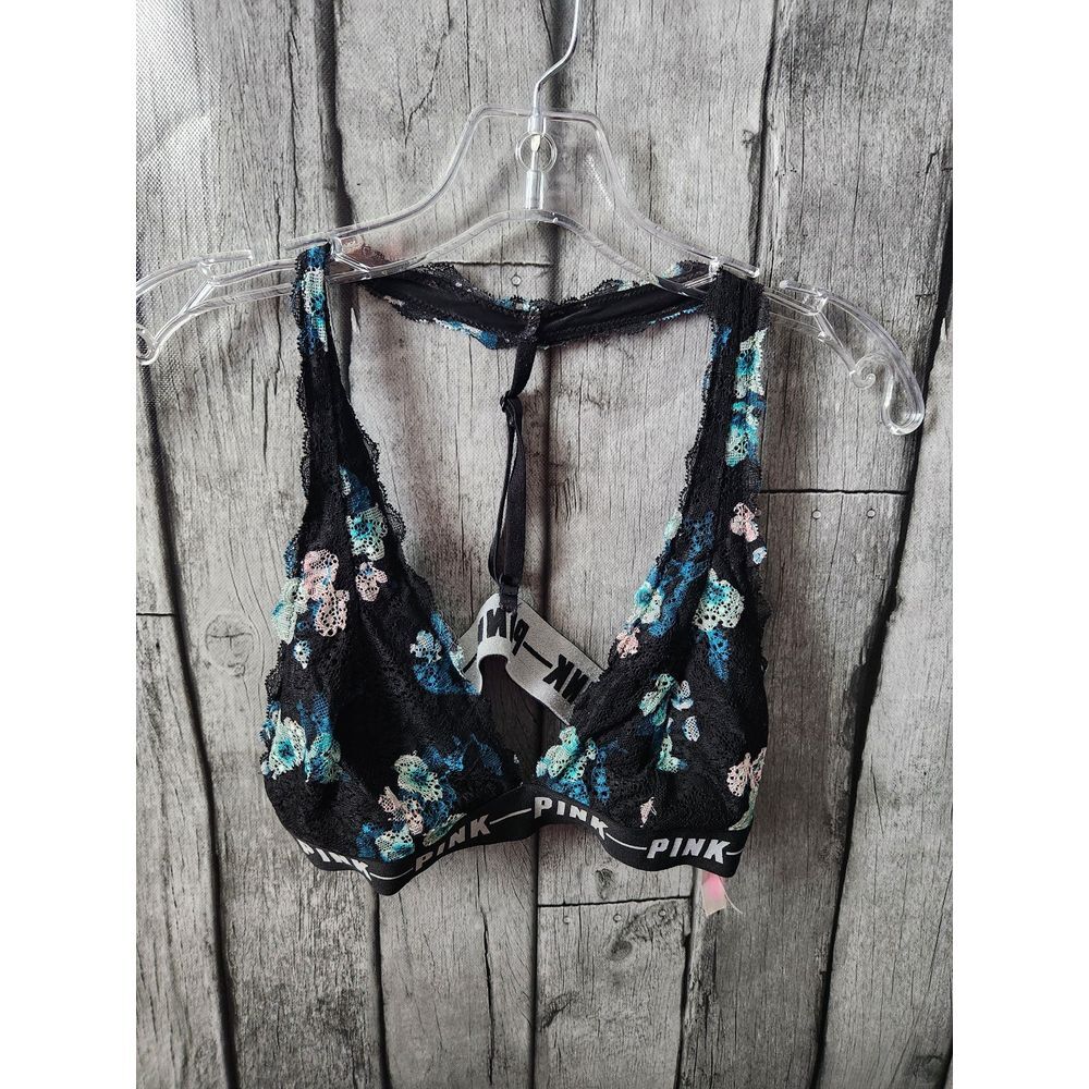 Pink by‎ Victoria's  Secret Floral Bralette